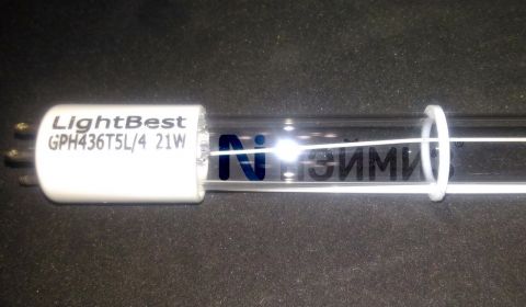 Ультрафиолетовая бактерицидная лампа GPH 436T5L/4 21W 0,425A LightBest
